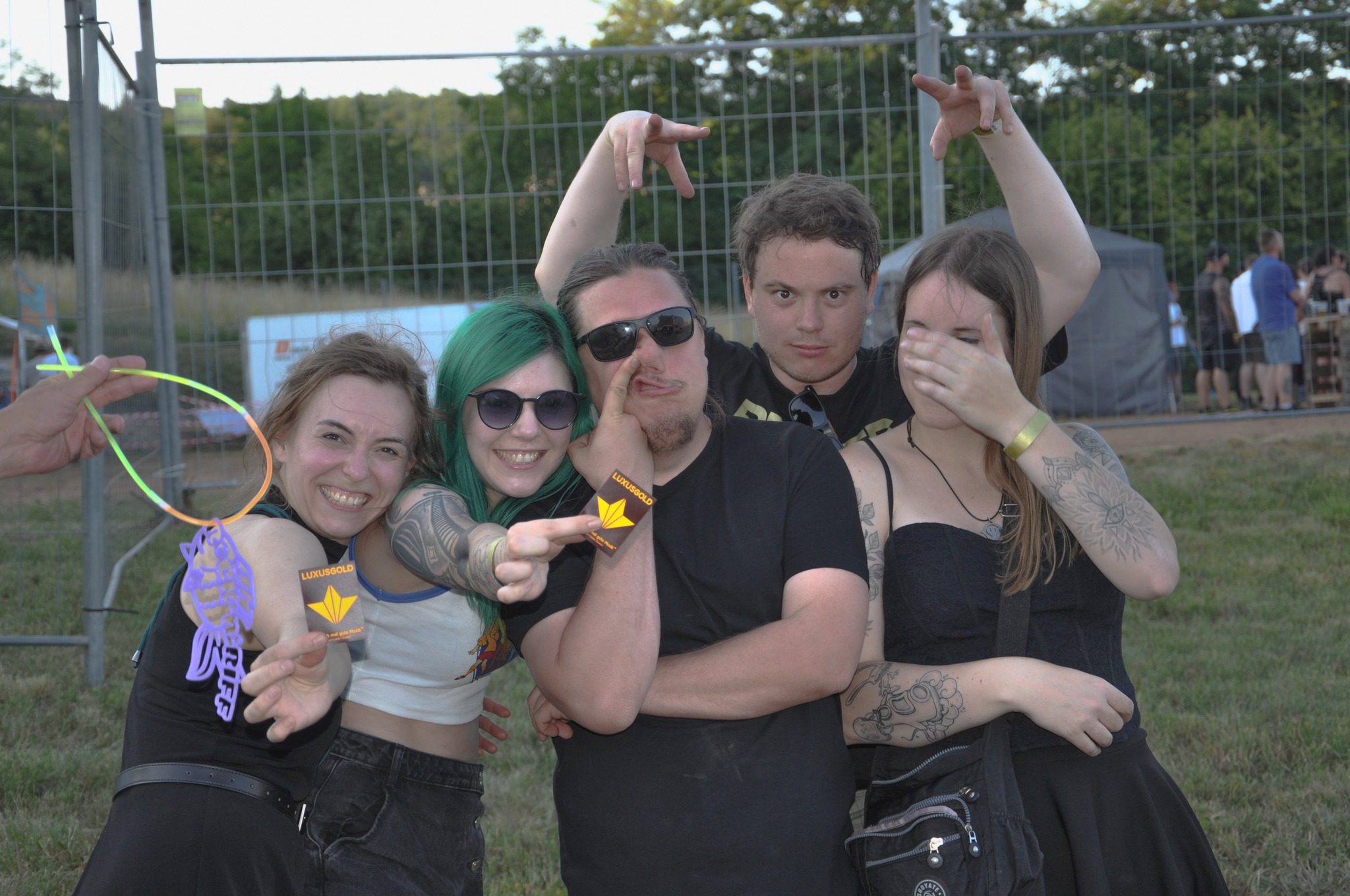 Band auf der Bühne